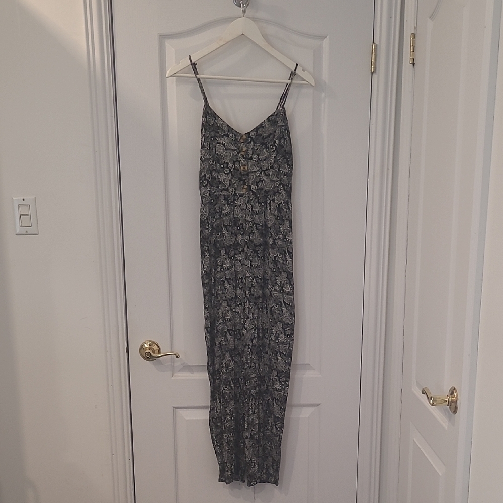 Streetwear Society Black Floral Maxi Dress